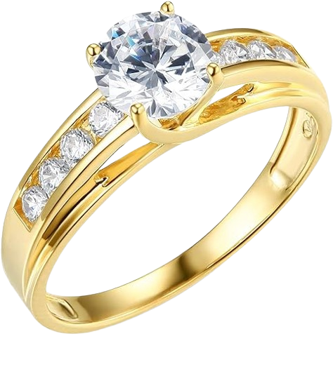 14k Gold Promise Ring For Her - ringshake.com