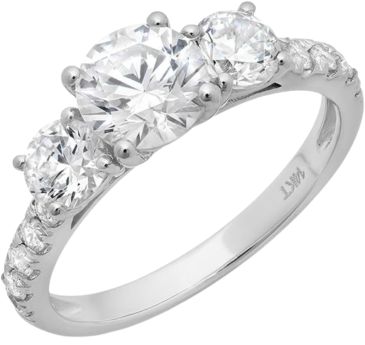 Best white Gold Promise Rings- ringshake.com