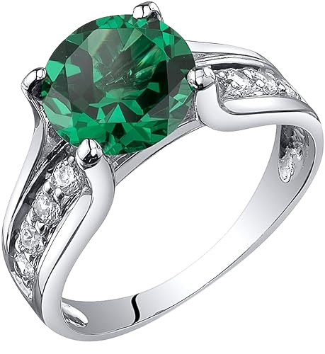 Emerald Promise Ring For Her - ringshake.com
