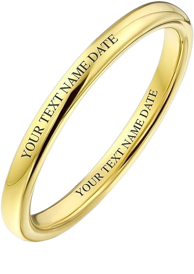 Engraved Promise Rings For Her - ringshake.com