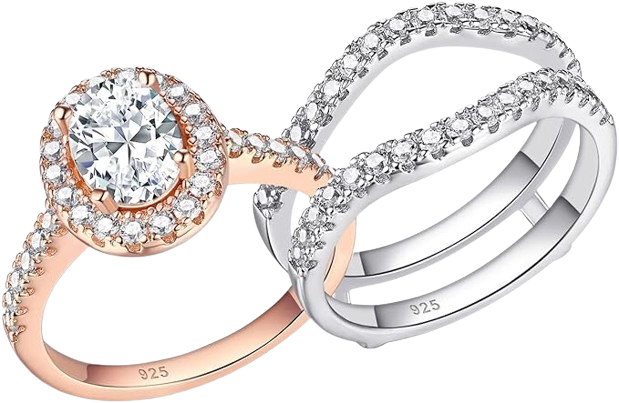 Rose Gold Oval Engagement Rings
