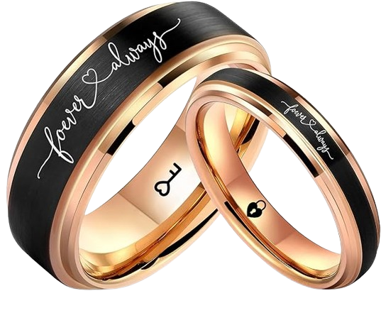 Rose Gold Promise Ring for her